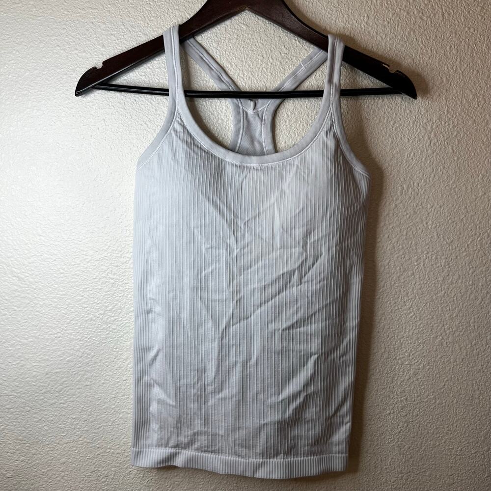 Lululemon Ebb To Street Tank in light gray 6